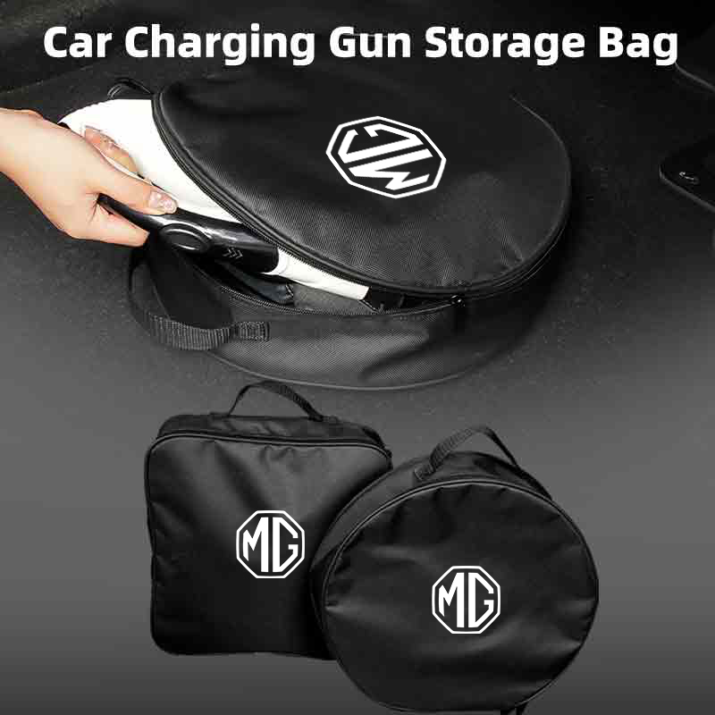 Car Trunk Organizer - Car Charging Gun Storage Bag Trunk