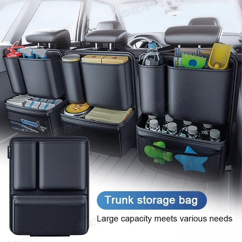 Car Trunk Organizer - Car Seat Back Hanging Bag Rear