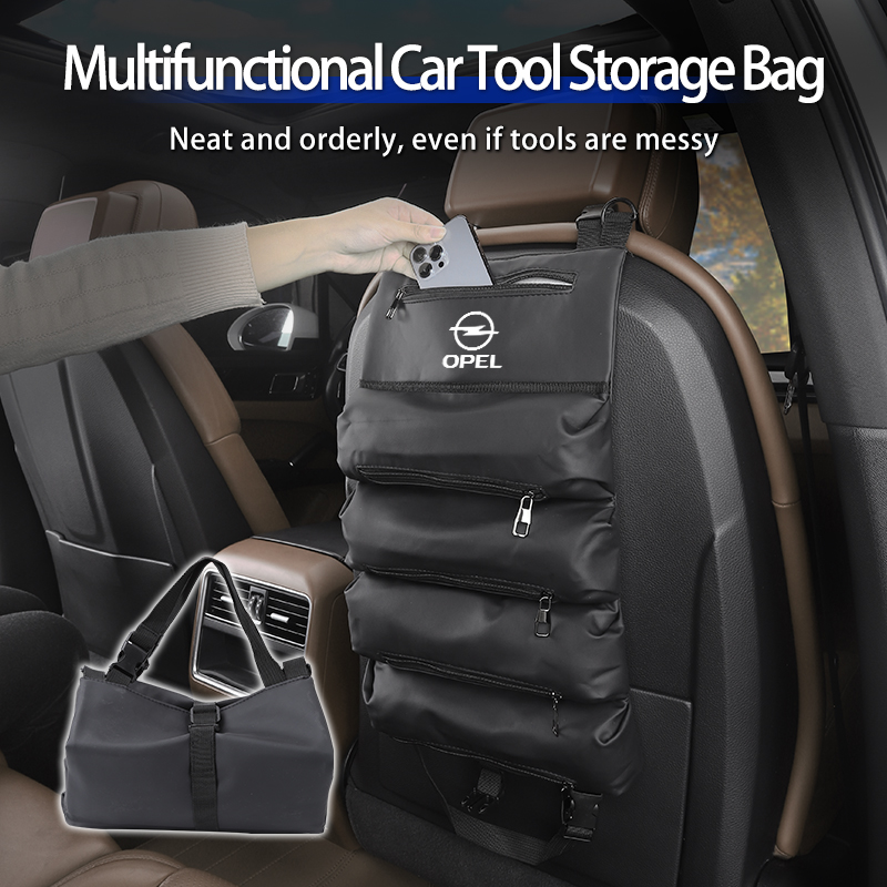 Car Trunk Organizer - Car SeatBack Storage Bag Trunk Organizer