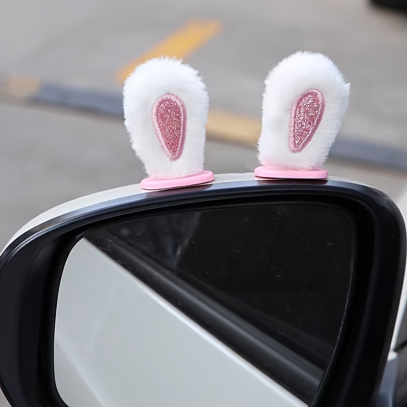 Car Accessories Useful - 1 Pair Plush Rabbit Ears Car