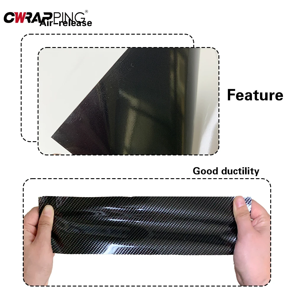 Carbon Fiber Matte Glossy Blac - Car Accessories Tape 评论和价格