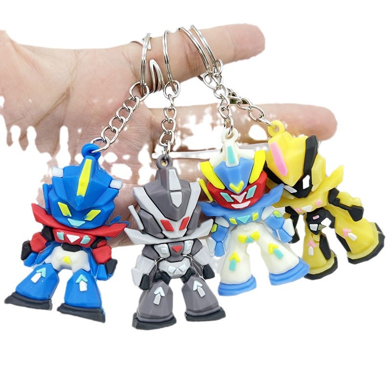 Gundam Silicone Keychain, Mini - Car Accessories For Boys 评论和价格