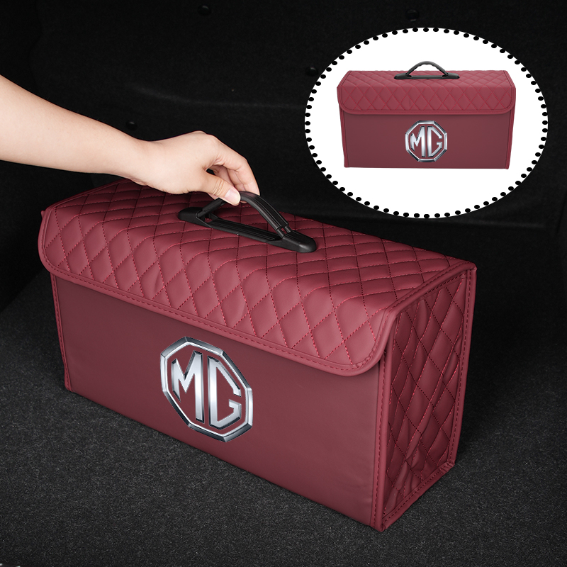 Car Trunk Storage Box Leather  - Car Trunk Organizer 评论和价格