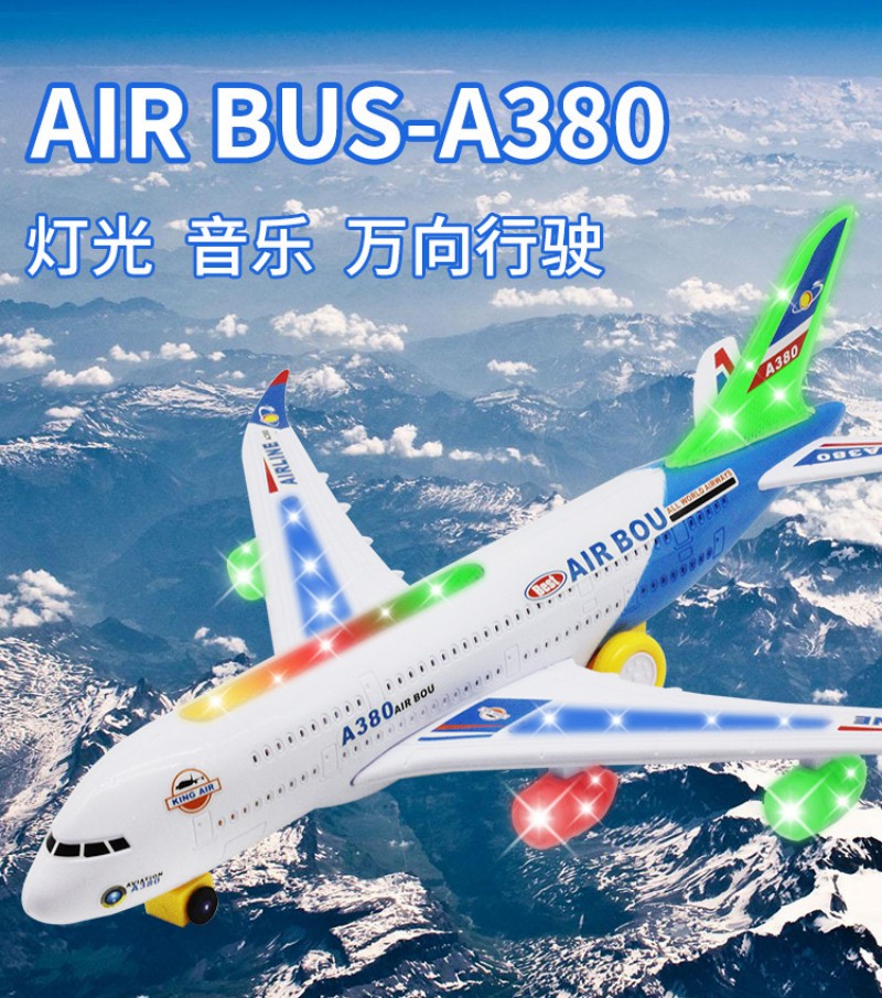 A380 Aircraft Large Long Elect - Car Accessories For Boys 评论和价格