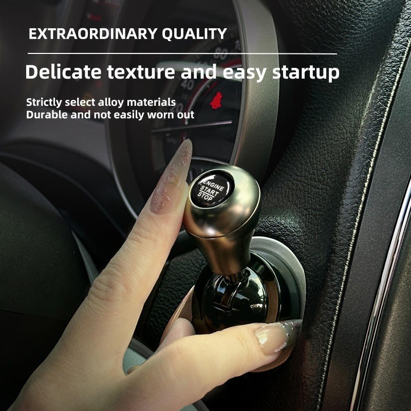 Car One-Touch Start Button wit - Car Accessories Papar 评论和价格