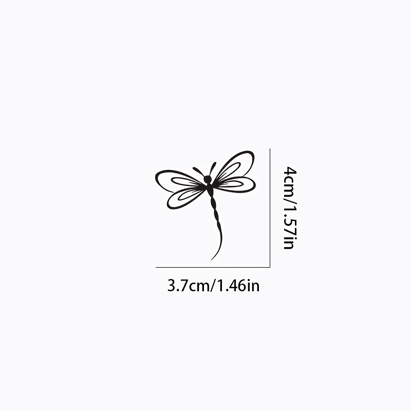 2Pcs Dragonfly Decorative Viny - Car Accessories Useful 评论和价格