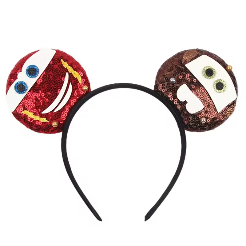 Cars Mickey Mouse Ear Headband - Car Accessories For Boys 评论和价格